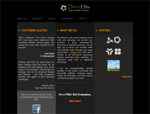 Tablet Screenshot of directhitsmarketing.com